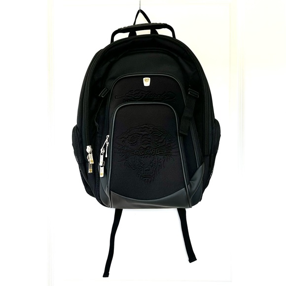 Ed Hardy Handbags - NWT Ed Hardy Black Backpack